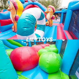 LilyToys - Parque de Atracciones Inflable, Ciudad de Diversión en la Jungla, en Venta - Product Image 3