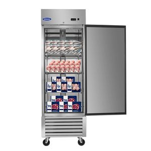 DB ORIKOOL Congélateur commercial de 27 pouces avec porte solide de 23 pouces, en acier inoxydable, refroidissement par air, approuvé par l'ETL - Product Image 2