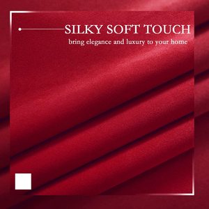 Œillets occultants 100% polyester, 1 pièce, rideaux en tissu velours pour fenêtre de chambre à coucher, salon et chambre à coucher - Product Image 3