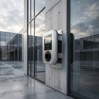 Pengisi Daya Dinding AC EV 7kW-22kW Tipe 2 Pengisi Daya Cepat dengan Sertifikasi CE UKCA OZEV untuk Berbagi Daya Pengisi Daya Portabel Baru 11KW