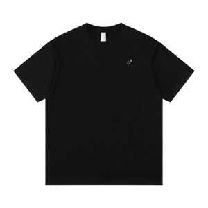 Camisetas sueltas de cuello redondo de algodón 100% de peso pesado de alta calidad con manga corta con estampado de logotipo delantero y trasero Unisex desgastado - Product Image 2