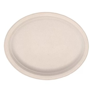 Assiettes à gaufres <span class=keywords><strong>jetables</strong></span> de 9 pouces du fabricant, assiettes à fruits et desserts biodégradables pour apéritifs, plateau de service vintage - Product Image 2