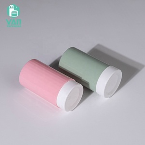 Yan Tùy Chỉnh <span class=keywords><strong>25Ml</strong></span> Nhựa Cuộn Chai Độc Đáo Xi Lanh Hình Dạng Màu Hồng Màu Xanh Lá Cây Màu Với Cap Cho Khử Mùi Nước Hoa Lotion Bao Bì - Product Image 3