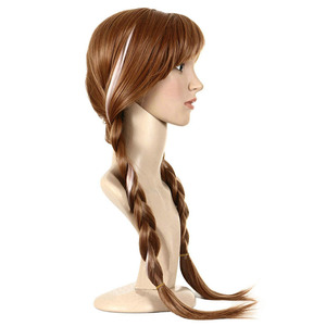 วิ<span class=keywords><strong>ก</strong></span>ผมเด็กแบบถักสองชั้นทนความร้อนสูง สำหรับคอสเพลย์เอลซ่า เจ้าหญิงแอนนา จา<span class=keywords><strong>ก</strong></span> Frozen สำหรับคนรั<span class=keywords><strong>ก</strong></span>คอสเพลย์ในวันฮาโลวีน - Product Image 3