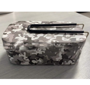 Boîte à repas en aluminium camouflage pour chasse et cosplay en extérieur - Product Image 2