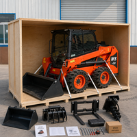 Mini-chargeuse compacte à moteur diesel Euro 5 CE EPA, fabriquée en Chine, pour l'agriculture internationale, à vendre à prix abordable