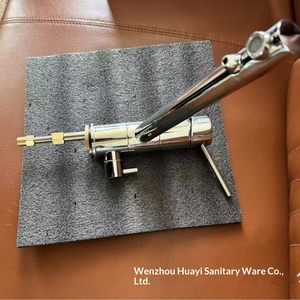 Robinet de cuisine et de salle de bain <span class=keywords><strong>SANIPRO</strong></span> chromé à levier unique rotatif, mitigeur d'évier extractible en SUS304 - Product Image 4