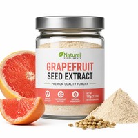 Poudre d'extrait naturel de pépins de pamplemousse 10:1 de qualité alimentaire en vrac, blanche, pour usage antimicrobien