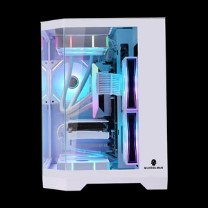 Ancreu Dreamer Mini Mid-Tower Support Micro ATX / ITX Desktop Tempered Glass Gaming PC Case <strong>Computer</strong> Set PC Gaming Cabinet - Product Image 3