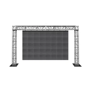 钢管双铝桁架舞台展示铝舞台音乐会4毫米活动曲柄桁架