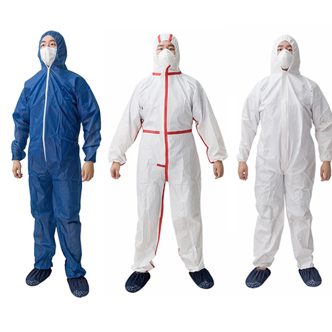 Нетканый Защитный Комбинезон Hazmat костюмы одноразовые костюмы Hazmat