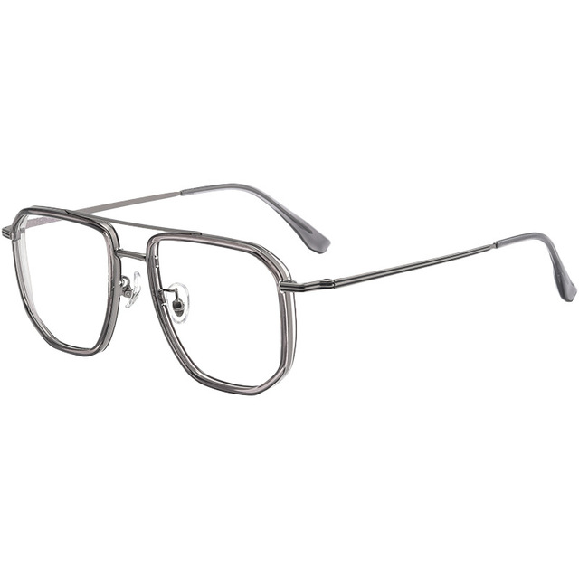 Bestfen's New Model 2216YJ Business Men's Vintage Square Full-Rim Lightweight Large-Face Eyeglass Frame