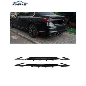 AMP-Z G11 G12 Gloss Black Plastic Material posteriore spaccalegna kit carrozzeria Auto per <span class=keywords><strong>BMW</strong></span> serie <span class=keywords><strong>7</strong></span> G11 G12 <span class=keywords><strong>M</strong></span> Sport 2019-2022 - Product Image 1