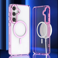 Coque de téléphone transparente en TPU et PC avec recharge magnétique sans fil pour smartphone Samsung Galaxy S26 Ultra 5G