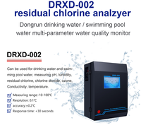 DONGRUN Swimming Pool Water Quality Analysis Monitoring CE Certified Digital 0 01pH Residual Chlorine Meter Device pH Controller