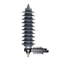 Parafoudre extérieur Shuangfeng 33KV en caoutchouc silicone polymère à oxyde de zinc YH10W-33S14C900 pour la protection contre la foudre