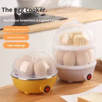 Cuiseur à œufs multifonctionnel en acier inoxydable pour petit-déjeuner, appareil de cuisine anti-brûlure à sec, cadeau