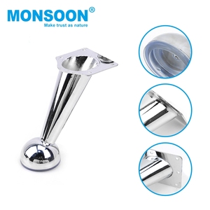 Chân ghế sofa bằng gang đúc mạ crôm, chân bàn tủ đồ nội thất bằng kim loại, chân ghế sofa cho phòng ngủ, nhà nông thôn, ngoài trời - Product Image 2