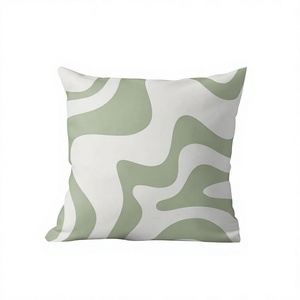 Vintage Bohemian Minimalist Geometric Pattern <b>Throw</b> Pillow Cover Square Washable Embroidery for Home Sofa - Product Image 1