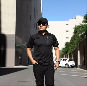 Camicia tattica a maniche corte ad asciugatura rapida camicia a maniche da esterno antigraffio e resistente all'usura - Product Image 3