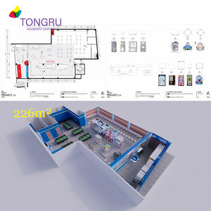 Boutique de jeux de griffes 226 ㎡   Simulateur de jeu de grue électrique pour poupées, machine de divertissement avec musique et éclairage pour parcs à thème - Product Image 1