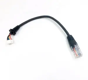 Cavo Ethernet Lan di rete con cavo Patch ponticello Rj 45 intrecciato al connettore PH1.25 con antistrappo su misura