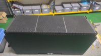 Haut-parleur professionnel double 12 \ "J8 Line Array de haute qualité conception à 3 voies avec meilleur effet impédance de coque en métal en bois 8ohm