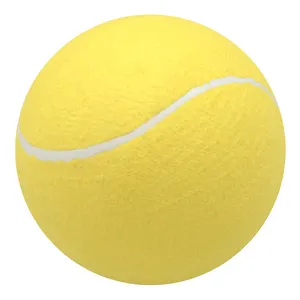 크기 6, 7, 8, 8.5 핫 세일 인기있는 옐로우 컬러 팽창 큰 테니스 공 프로모션
