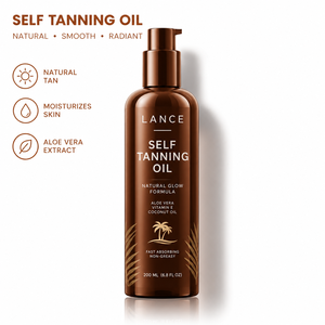 <span class=keywords><strong>Huile</strong></span> Corporelle Autobronzante Lance OEM ODM <span class=keywords><strong>pour</strong></span> une Peau Radieuse et Lisse, <span class=keywords><strong>Bronzer</strong></span> Naturel à Absorption Rapide, Non Gras et Hydratant - Product Image 1