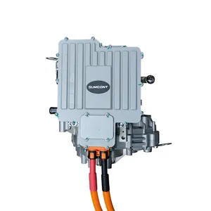 SUMCONT sıcak satış tepe 70kw 3 in 1 motor/anma 30kw PMSM elektrikli araba motoru