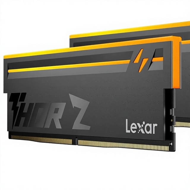 Lexar Thor Z RGB DDR5 32GB (2x16GB) 6000MHz CL38 288-Pin UDIMM RAM Kit | Intel XMP 3.0/AMD EXPO Support On-die ECC PMIC 1.4V
