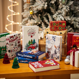 Accesorios de fotografía de escritorio de vida creativa moderna Simple de moda decoración de libro de papel de Navidad - Product Image 2