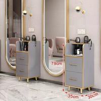 Carrito de Almacenamiento Móvil para Salón - Gabinete Rodante Multifuncional con Cajones para Salones de Belleza