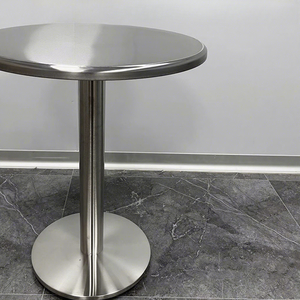 Industrial-Style Stainless Steel <strong>Tables</strong> for Coffee Shops Milk Tea Shops Internet Celebrity Snacks Dessert Shop - Product Image 3