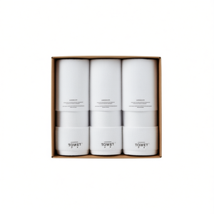 Ensemble de serviettes de bain Towet 100% coton, 6 pièces, séchage rapide, couleur unie, usage domestique - Product Image 1