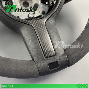 Volante de Microfibra Personalizado para BMW Serie F F30 F10 F87 F82 F80 F11 F15 X3 X5 X6 <span class=keywords><strong>M2</strong></span> M3 M4 M5 M6 <span class=keywords><strong>240i</strong></span> 440i 540i 2010-2018 - Product Image 5