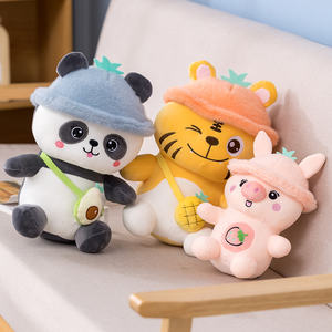 ตุ๊กตาหมีแพนด้าเสือ ตุ๊กตาผ้าฝ้าย PP แบบกำหนดเอง เป็นมิตรกับสิ่งแวดล้อม น่ารัก เหมาะสำหรับเป็นของขวัญวันเด็ก วันวาเลนไทน์ ช่วยคลายเครียด - Product Image 3