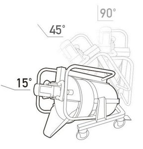 Station de mélange de ciment et de <span class=keywords><strong>mortier</strong></span> portable hautement efficace KINTY 50L/100L/125L/150L avec protection de sécurité – Fabrication chinoise - Product Image 6