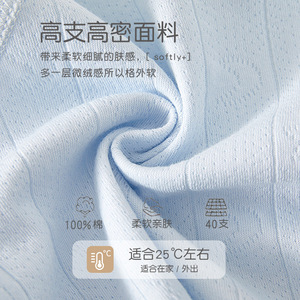Haut pour bébé nouveau-né taille 52 en pur coton tricoté, chemisier à dos ouvert, printemps automne, vêtements unisexes pour nourrissons - Product Image 2