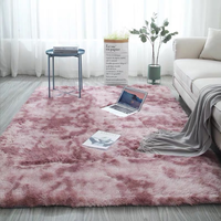 XinLan Fashion Teint En Peluche Fuzzy Furry Rectangle De Luxe Shag Tapis Tapis pour Chambre D'enfants Chambre