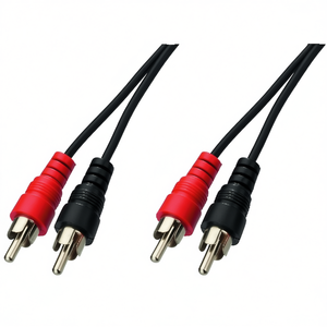 Stereo <b>Cable</b> 2x Rca Male To 2x Rca Male 5 Meters Audio <b>Video</b> Connection - Product Image 2