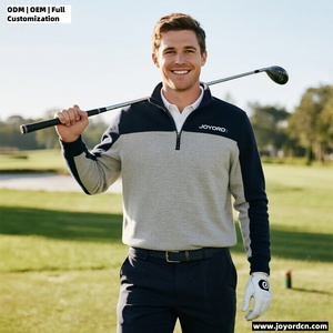 Custom <strong>Quarter</strong> <strong>Zip</strong> Pullover Sweatshirt Men's Mock Neck Cotton Fleece Sherpa Golf <strong>Jumper</strong> 1/4 <strong>Zip</strong> Sweatshirt OEM ODM Wholesale - Product Image 6