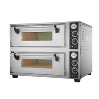 Four à pâtisserie commercial à double étage, machine à faire du pain et des pizzas, four de boulangerie pour la cuisson