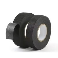 Ruban adhésif noir en tissu polaire et caoutchouc V0 ignifuge pour câblage de maintenance électrique automobile