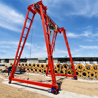 Grue portique mobile sans rail à hauteur réglable, capacité 0,5 tonne, 1 tonne, 2 tonnes, 3 tonnes, 5 tonnes, avec 4 roues – Approvisionnement direct usine