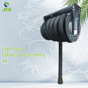 Retractable Spring Hose Reel Exhaust Extraction Vehicle Repair Ventilation System