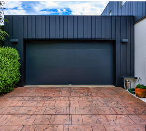 Bán buôn thiết kế hiện đại 16x7 8x7 tự động thép không gỉ cắt cửa nhà để xe chống trộm tính năng cho nhà để xe biệt thự trên cao - Product Image 2