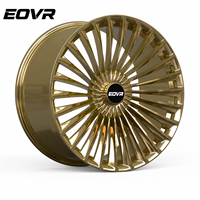 Rines Forjados Dorados Personalizados de Lujo con Diseño de Múltiples Radios, 16, 18, 20, 21 Pulgadas, Garantía de por Vida para Audi C8, M6, URUS, BMW, Nissan