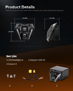 Dirt Bike Enduro Moto Pit Bike Phare Led pour 2024 2025 <span class=keywords><strong>KTM</strong></span> EXC EXC-F XC XCW SX SXW <span class=keywords><strong>SXF</strong></span> 125 250 300 <span class=keywords><strong>350</strong></span> 450 - Product Image 2