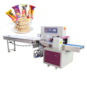 Máquina Empacadora Automática <span class=keywords><strong>de</strong></span> Flujo Continuo para Dulces, <span class=keywords><strong>Chocolate</strong></span>, Rollos <span class=keywords><strong>de</strong></span> Huevo, Maquinaria Personalizada para Empacar Galletas - Product Image 1